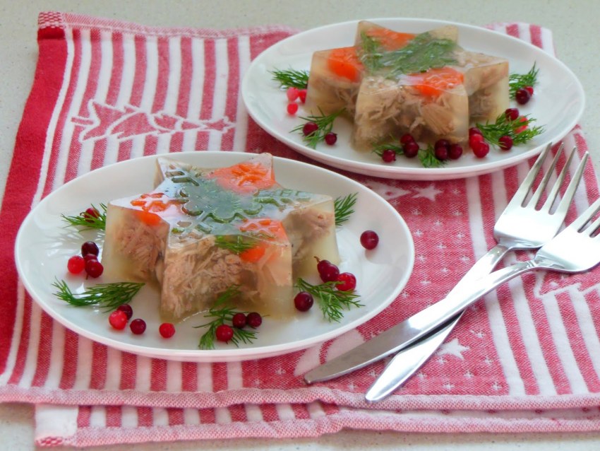 Красивый и вкусный холодец