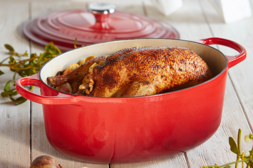 Утятница le Creuset с уткой