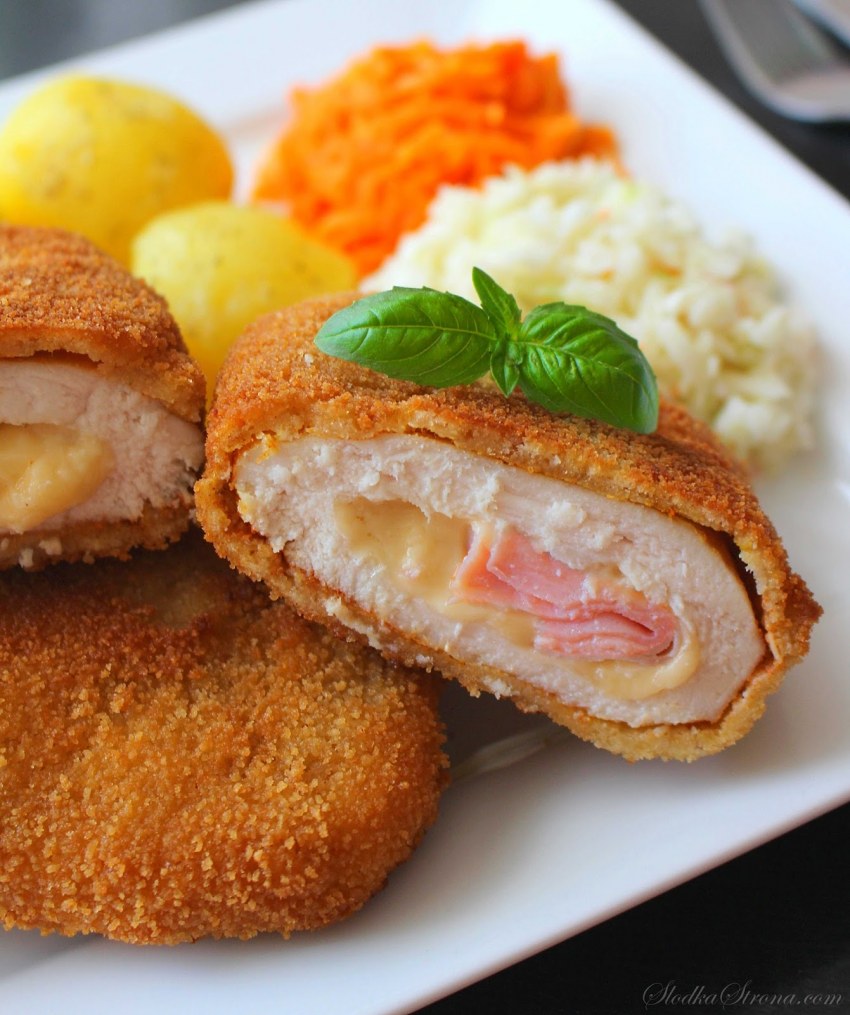 Кардон Блю с ветчиной и сыром
