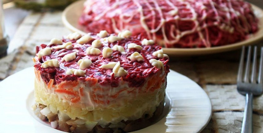 Сельдь под шубой классический