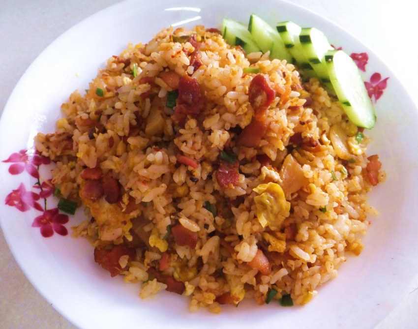 Мясо по тайски с рисом