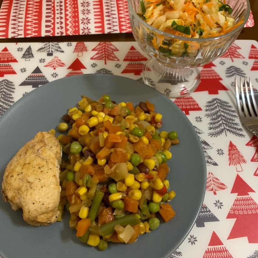 Мексиканская смесь с курицей