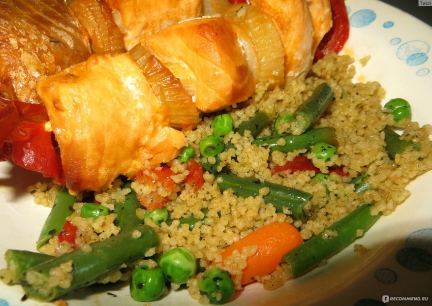 Рис с мексиканской смесью и курицей в духовке