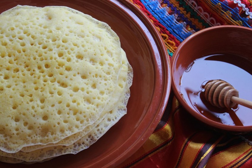 Блины тонкие с дырочками