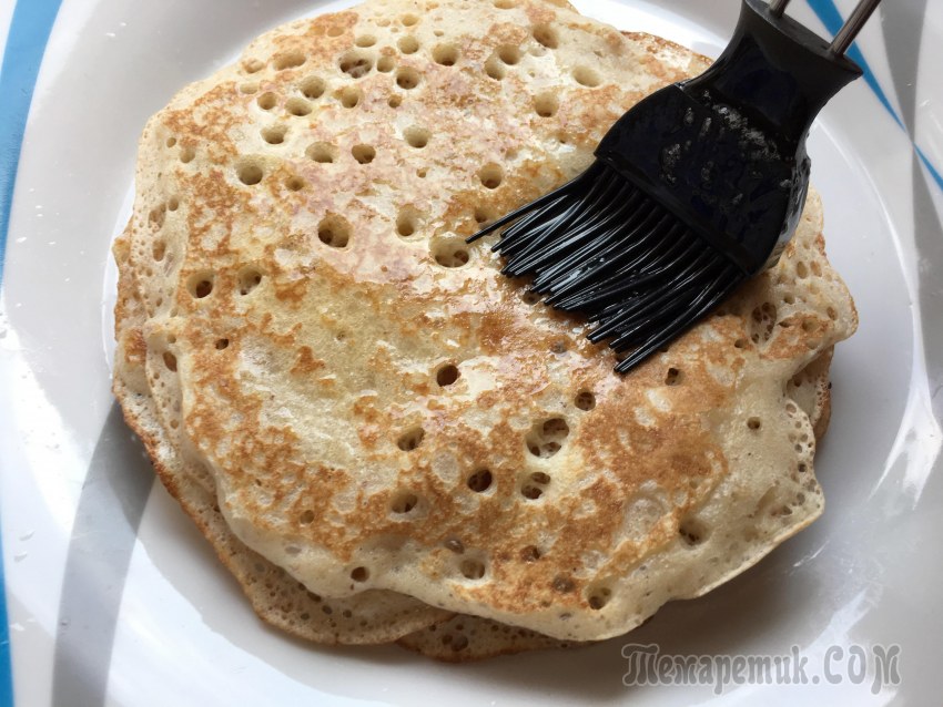 Блины дрожжевые толстые