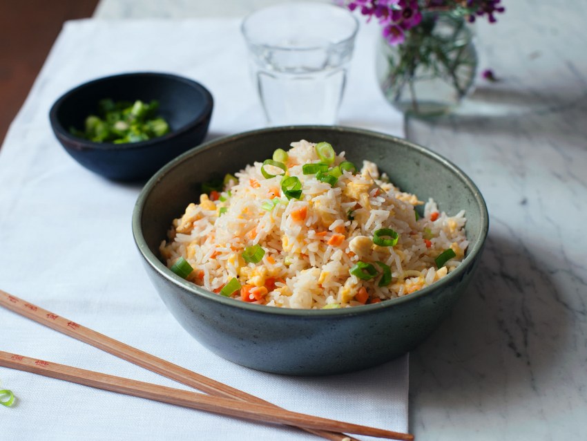 Жареный рис рецепт по корейски с фото