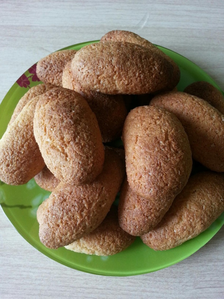 Кокосовое печенье "конусы"