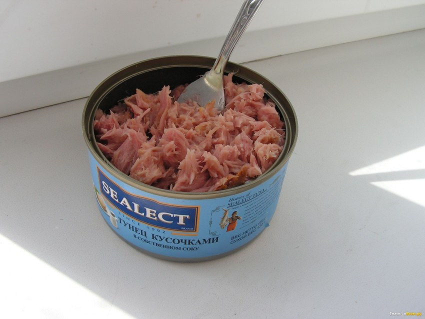 Тунец "Tuna" кусочки 170г.