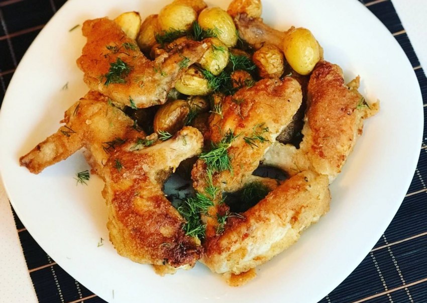 Куриные крылышки в кляре