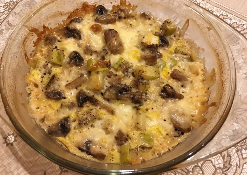 Рыба с капустой в духовке