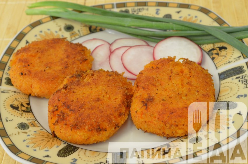 Морковные котлеты