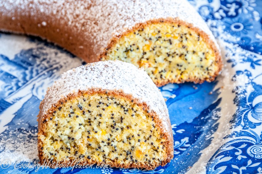 Апельсиновый кекс с маком