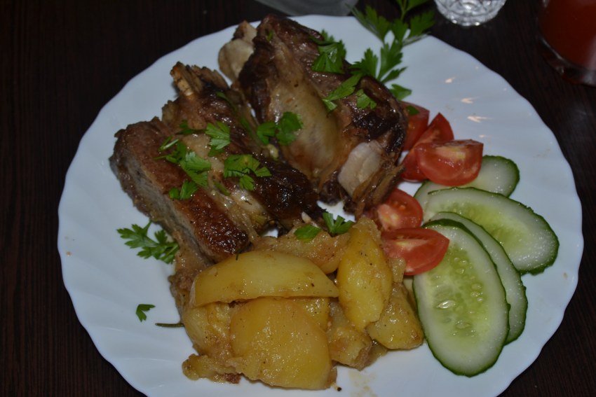Ребрышки в казане