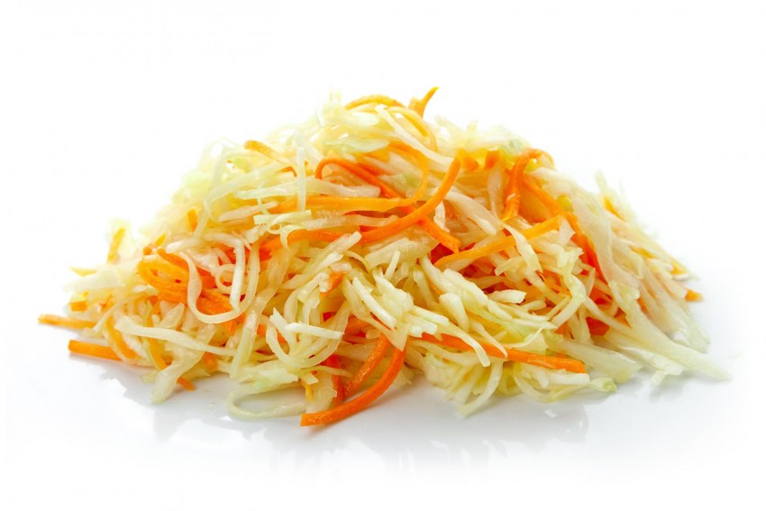 Салат с капустой и морковью