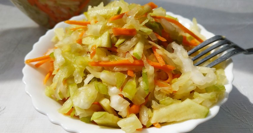 Морковь капуста яблоко