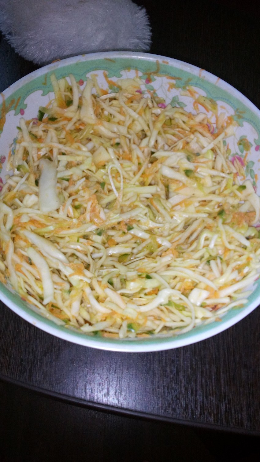 Салат капуста морковь огурец