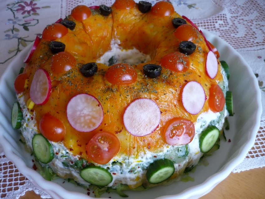 Салат с цукини