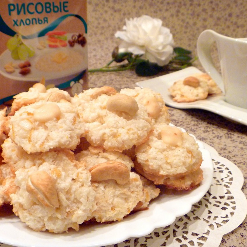 Печеная с кокосовой стружкой