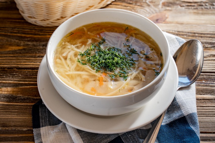 Овощной суп с кукурузой