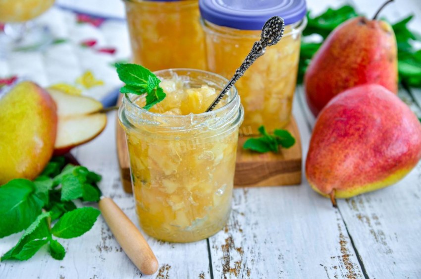Варенье из груши с медом на зиму