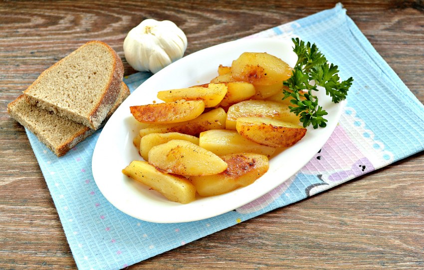 Гарнир картофель по деревенски