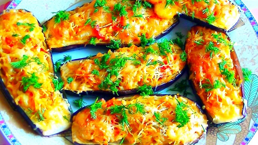 Кабачки фаршированные рисом