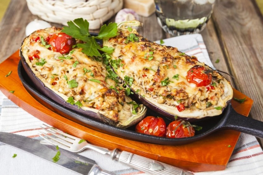 Лодочки с курицей