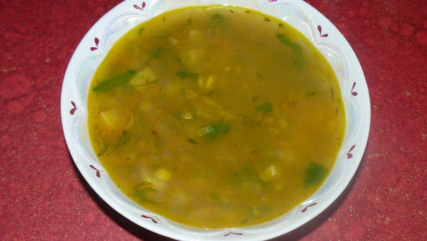 Постный суп без масла