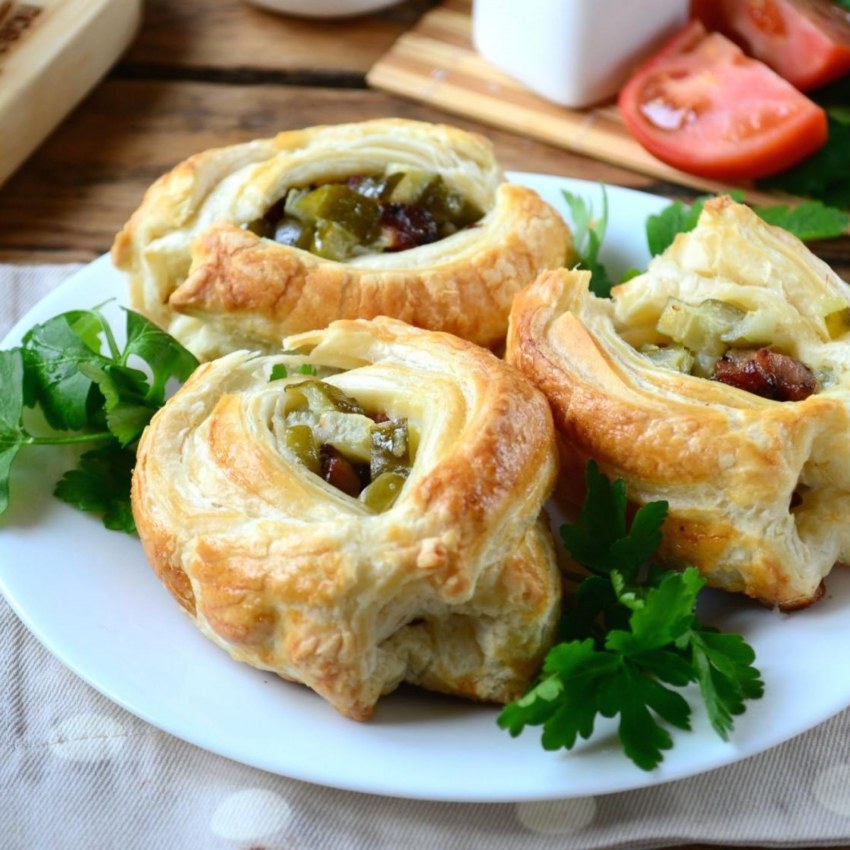 Лодочки с начинкой