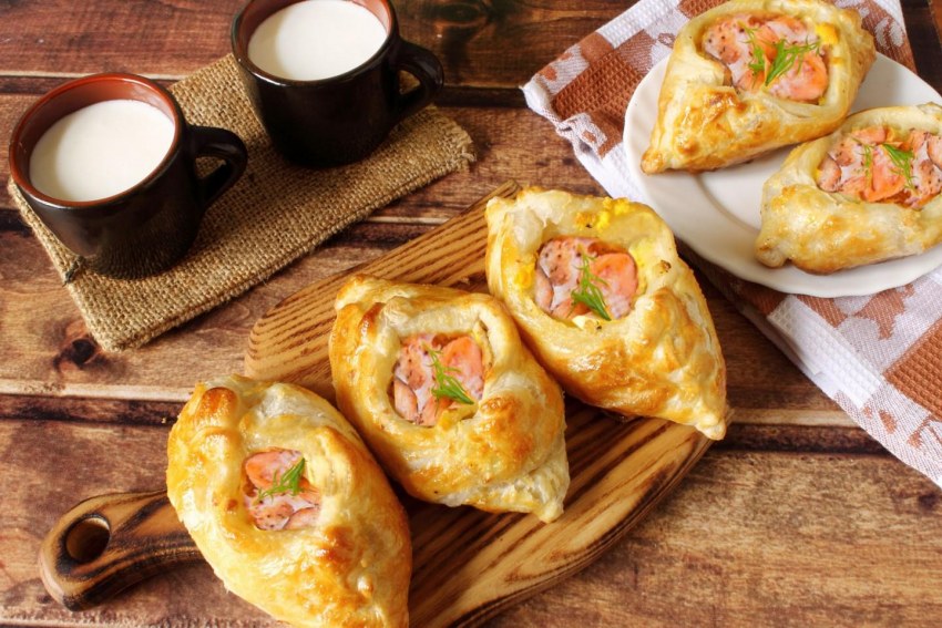Лодочки с мясом и сыром