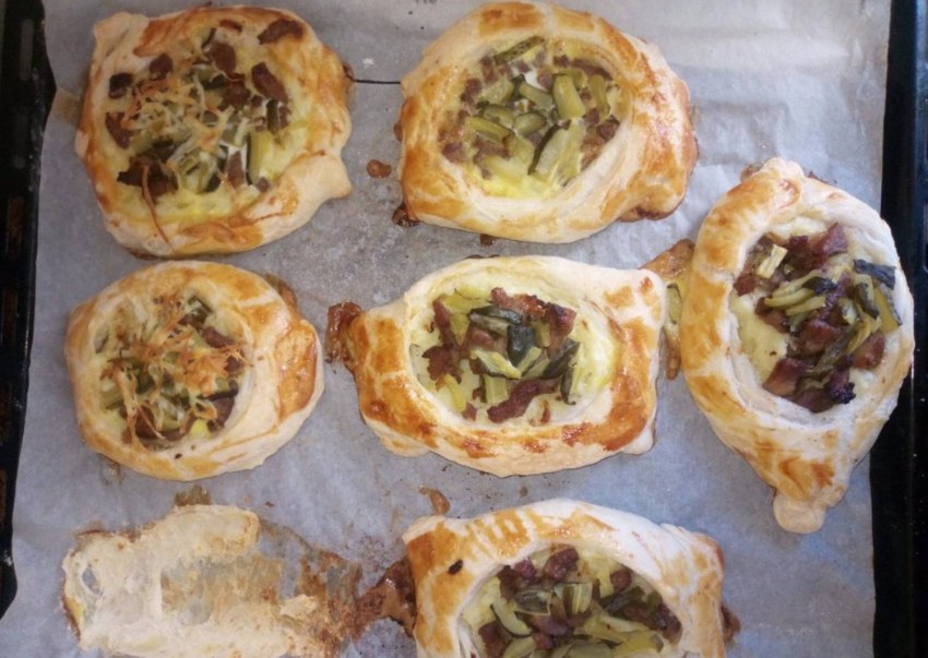 Лодочки с курицей