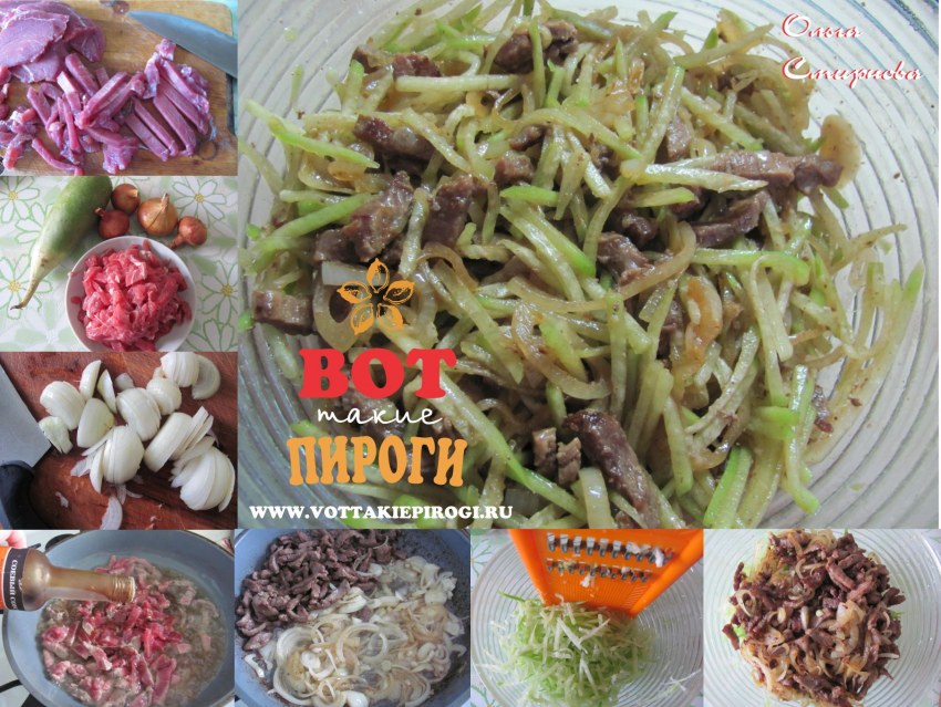 Салат из редьки с мясом