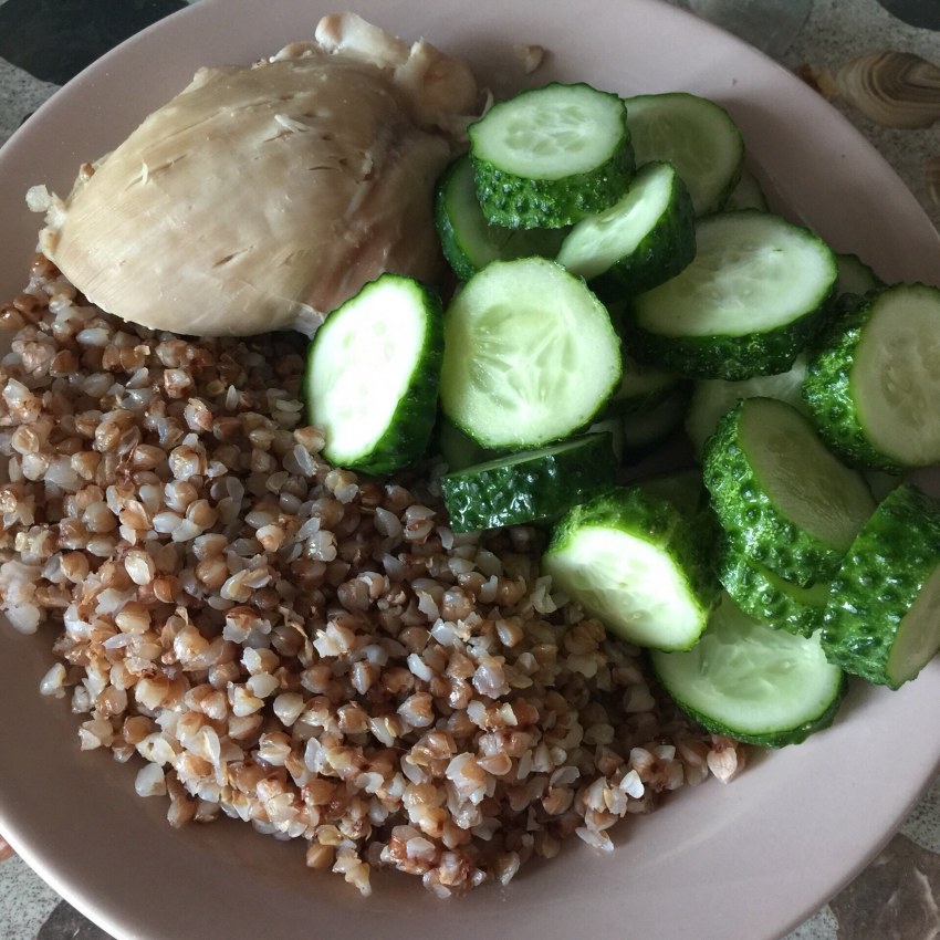 Гречка с куриной грудкой