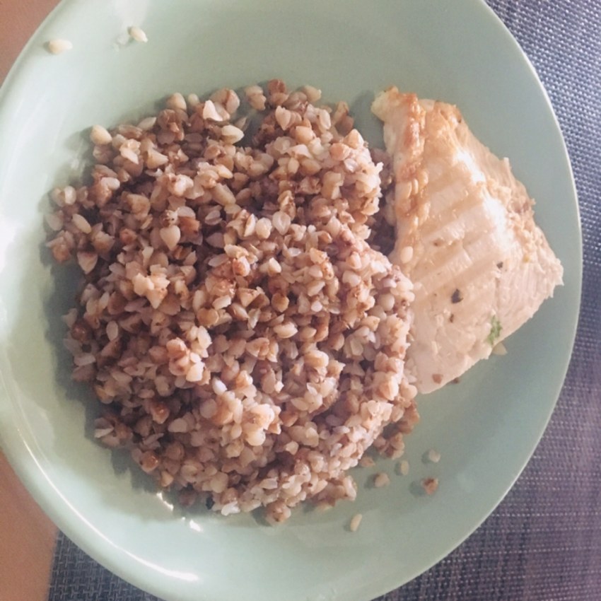 Гречка с куриной грудкой