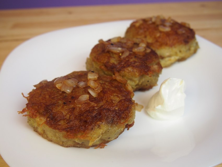 Картофельные драники с мясом
