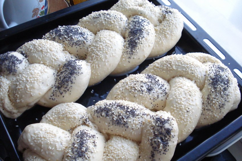 Пирог рулет с маком Бабушкина салфетка