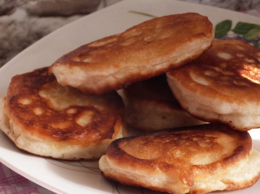Оладушки со сметаной