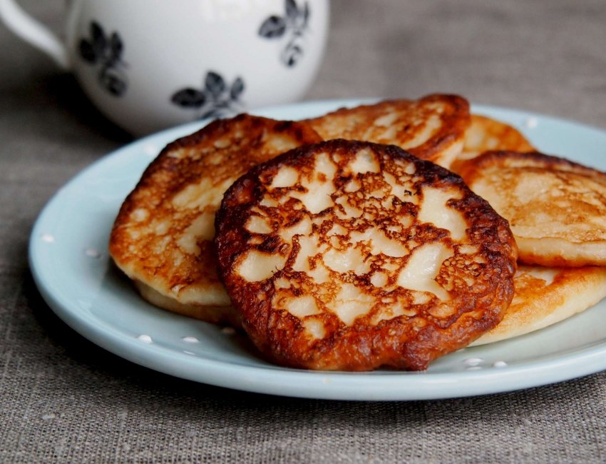 Яблочные оладушки