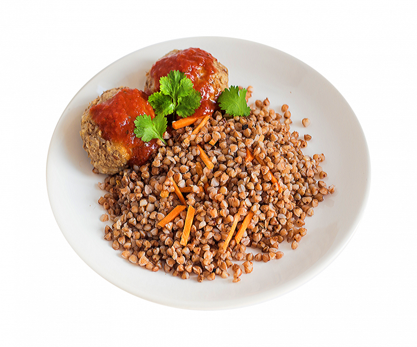 Гречка с мясом курицы