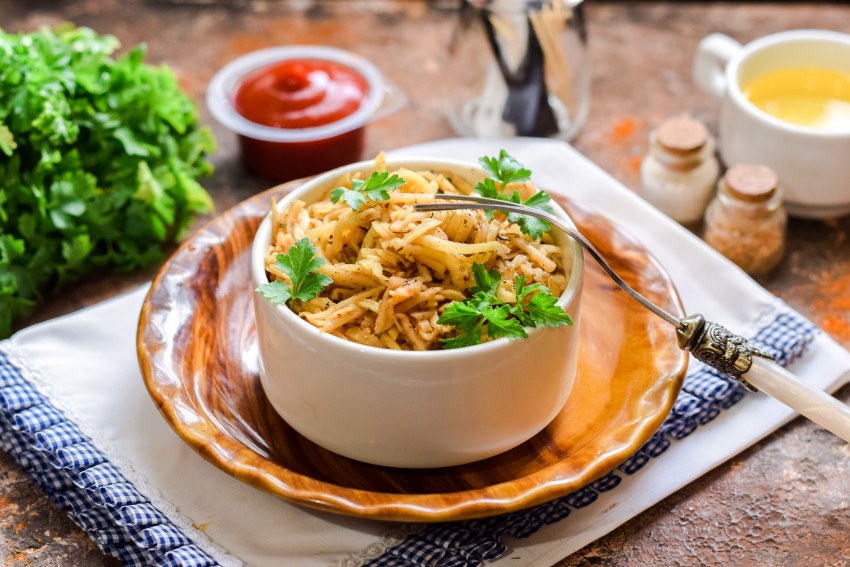 Салат с редькой дайкон и курицей