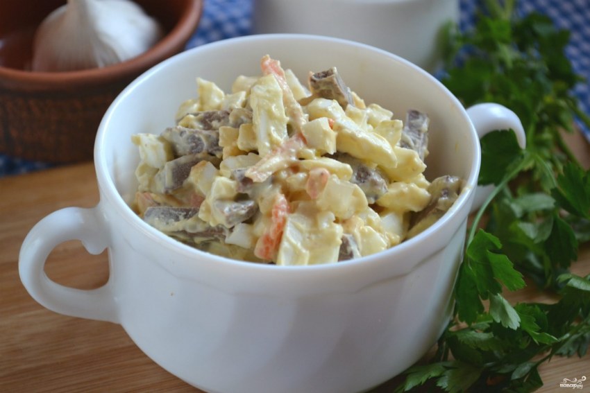 Салат из корейской морковки