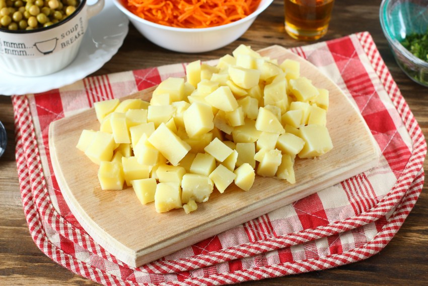 Салат с картофелем Пай