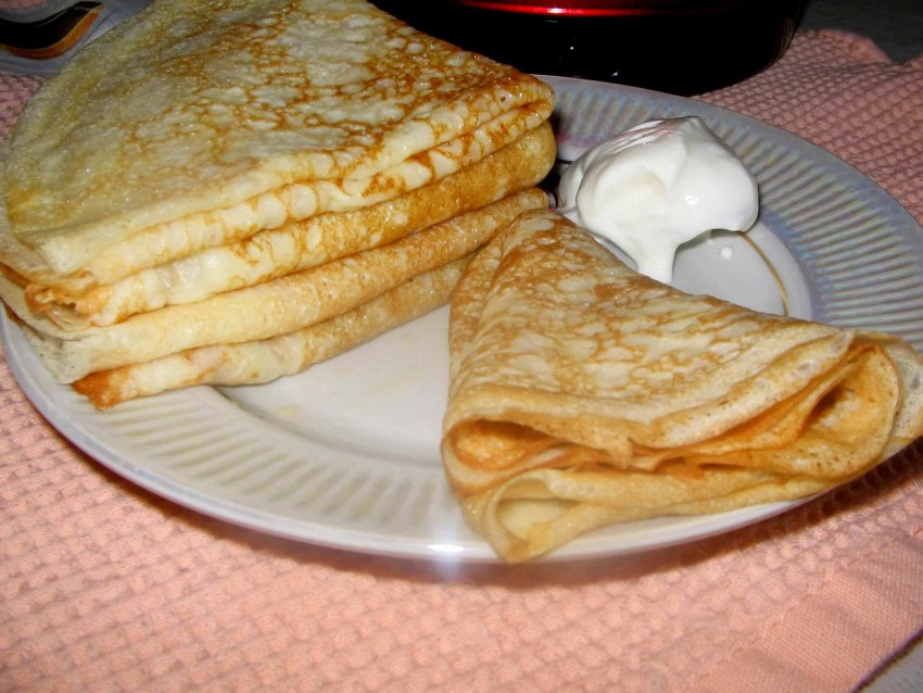 Блины домашние