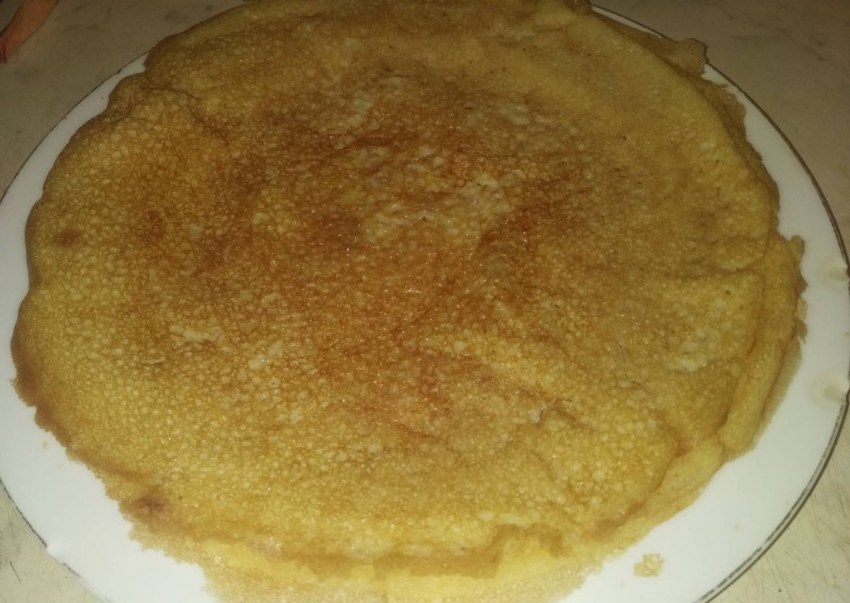 Блины на Сухом молоке с яйцами