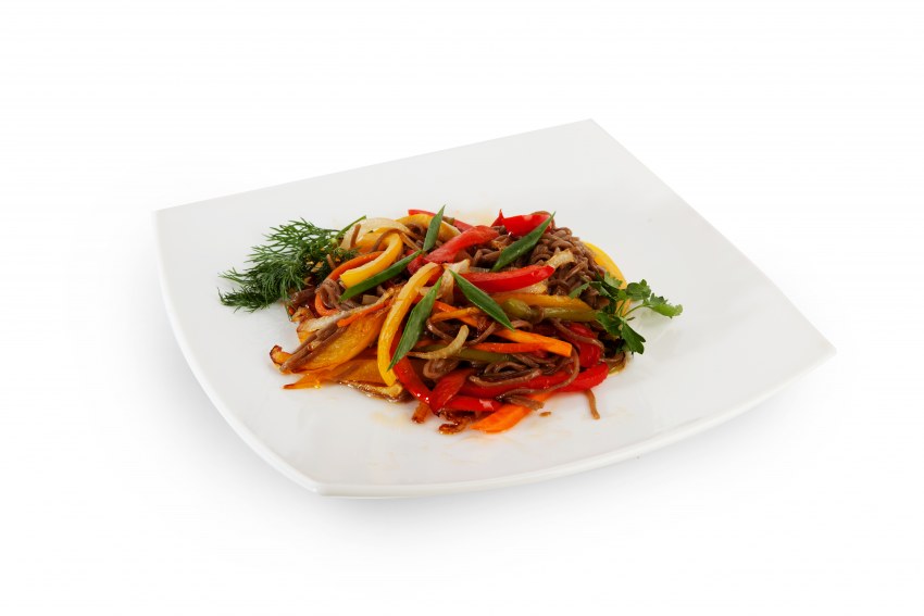 Wok-лапша с индейкой