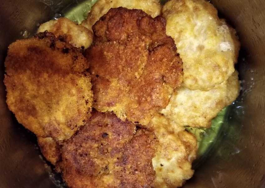 Котлетки с рыбной икры