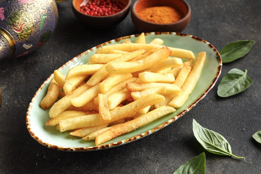 Длинный картофель фри из пюре