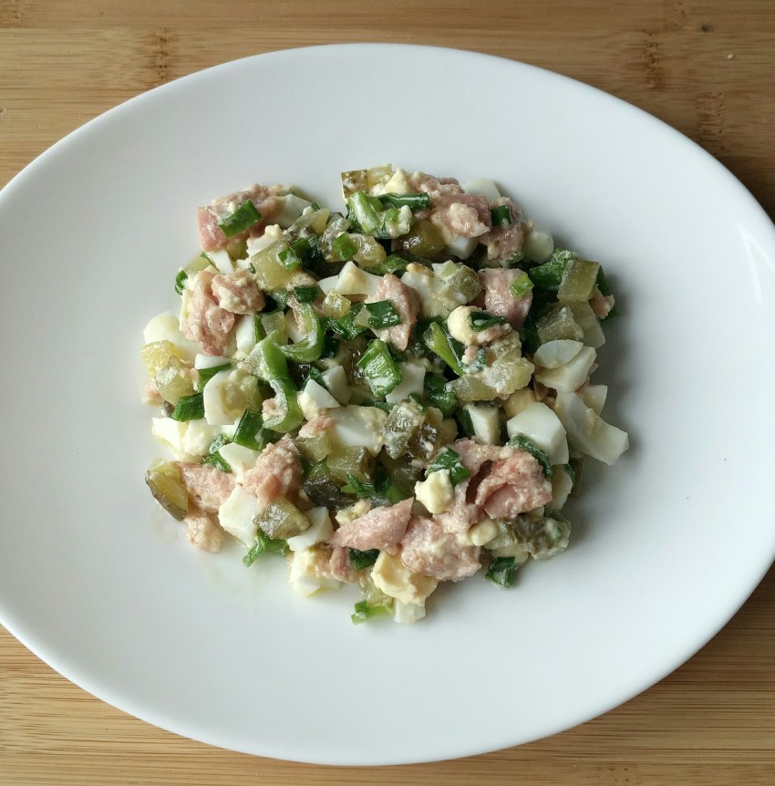 Картофельный салат с тунцом