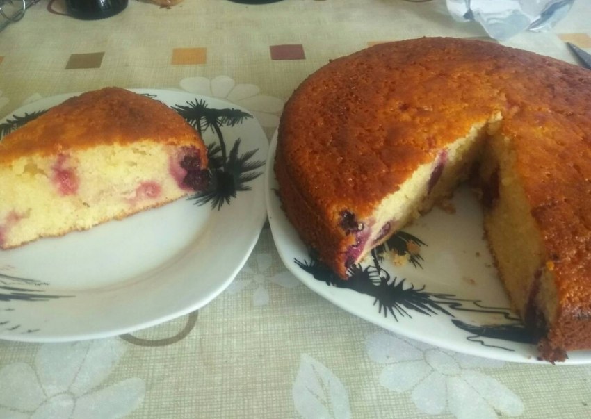 Манник на противне в духовке