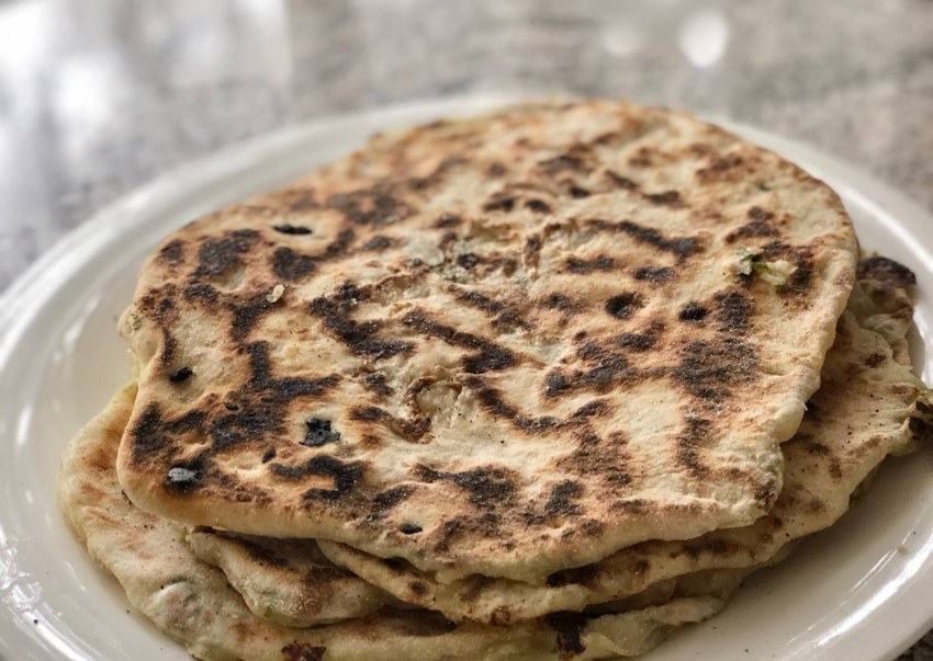 Ленивые хычины с картошкой и сыром